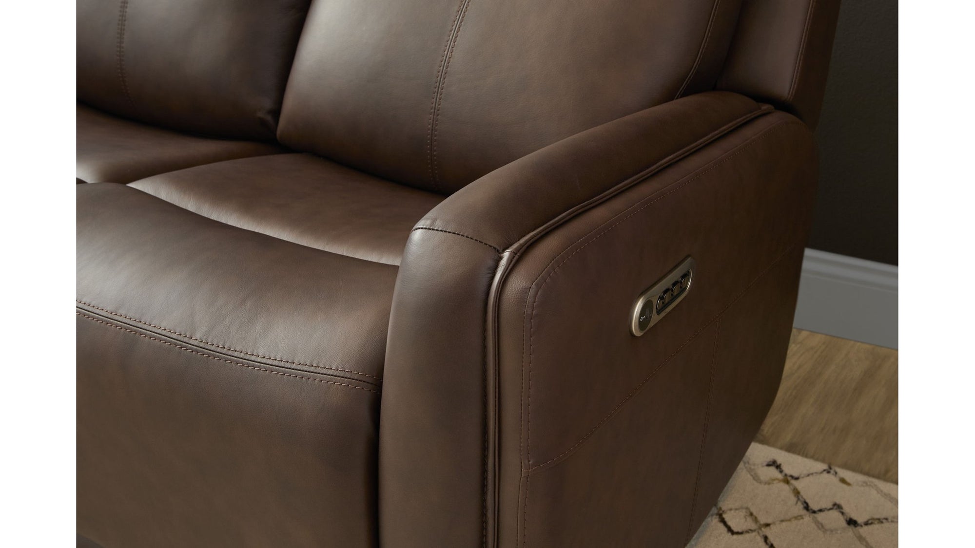 Alister - Power Gliding Sofa With Power Headrests &amp; Lumbar