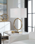 Duara - Circle Table Lamp - Gold