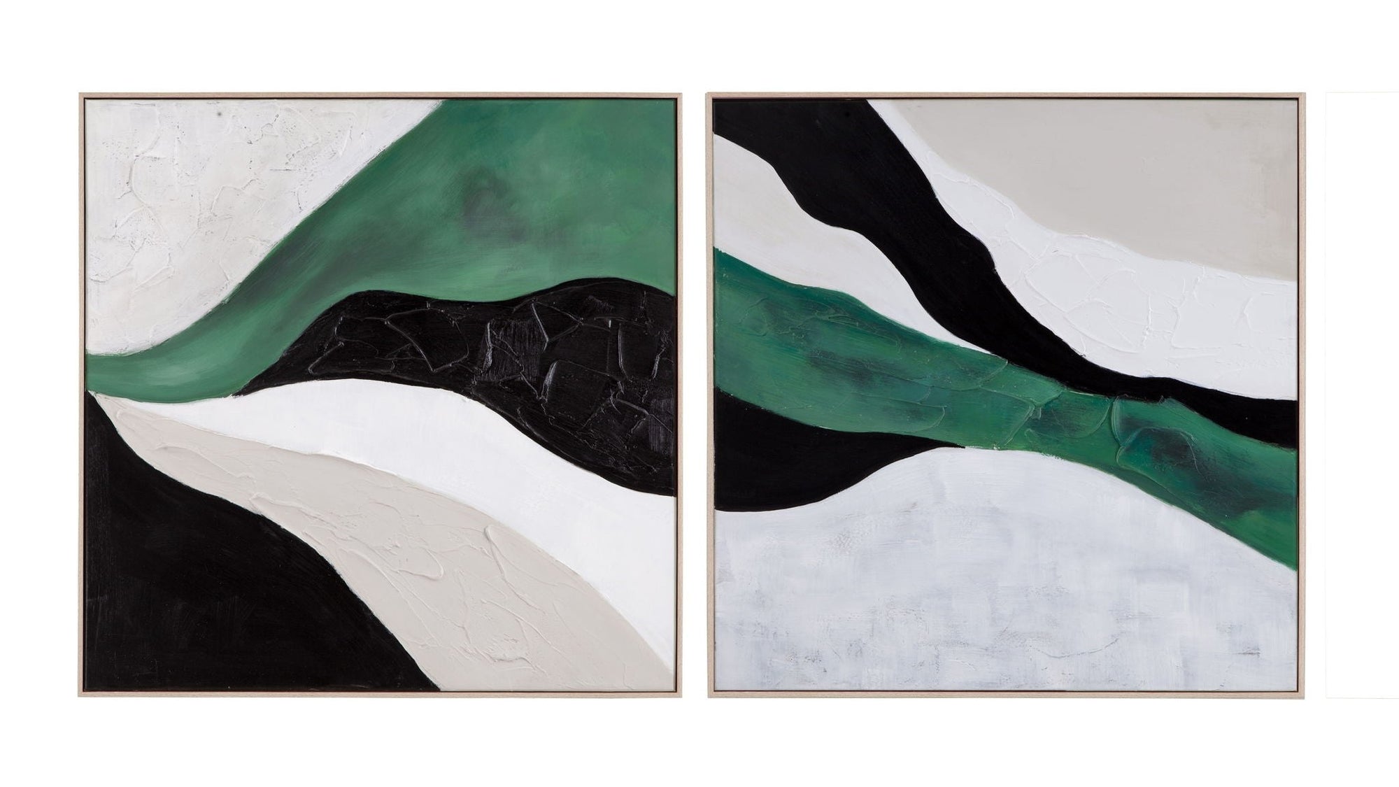 Illuminate Canvas Art Set of 2 - White