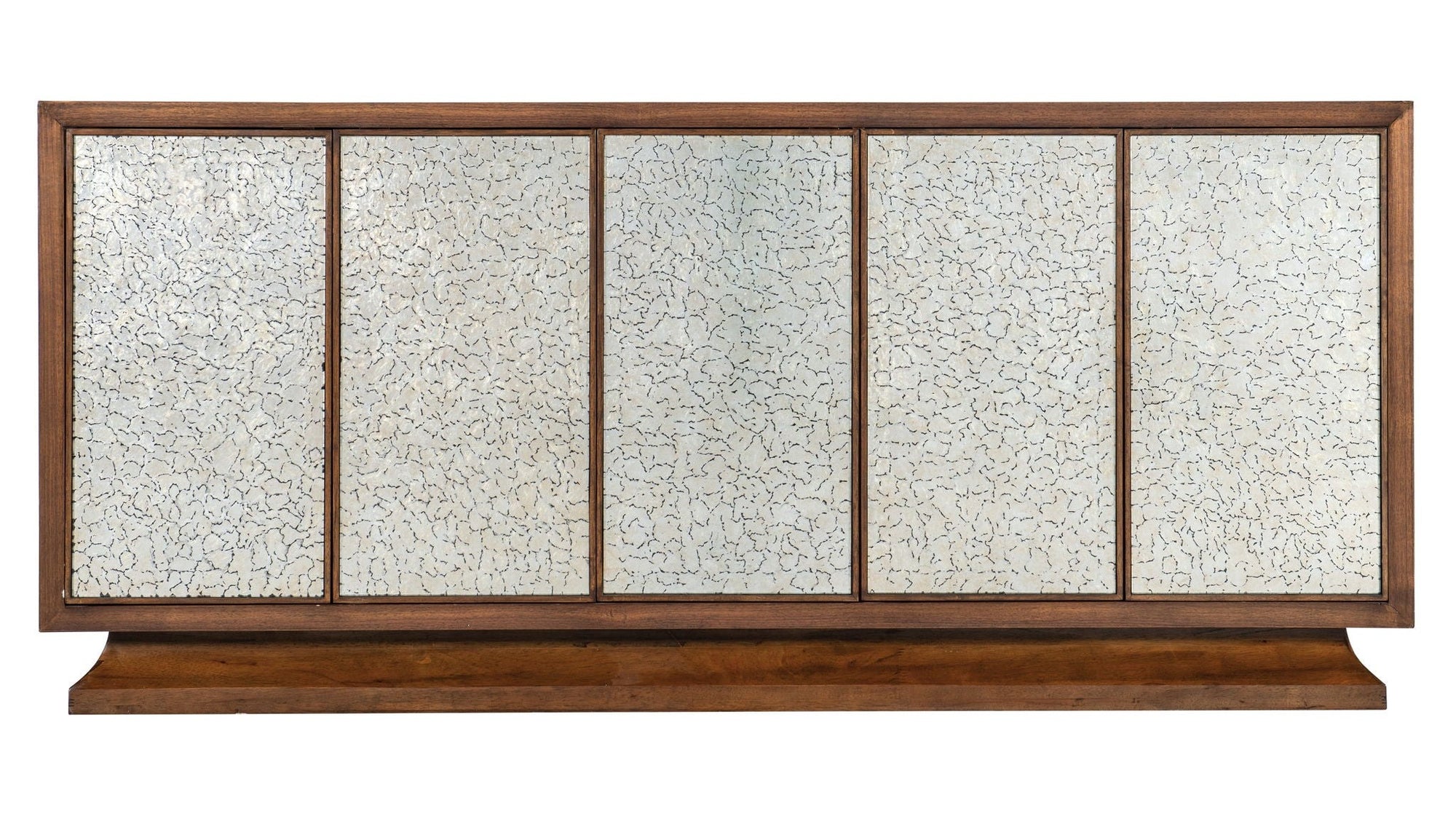Melange - Lloyds Leopard Entertainment Credenza - Dark Brown