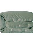 Arlington - King Velvet Duvet Cover - Green