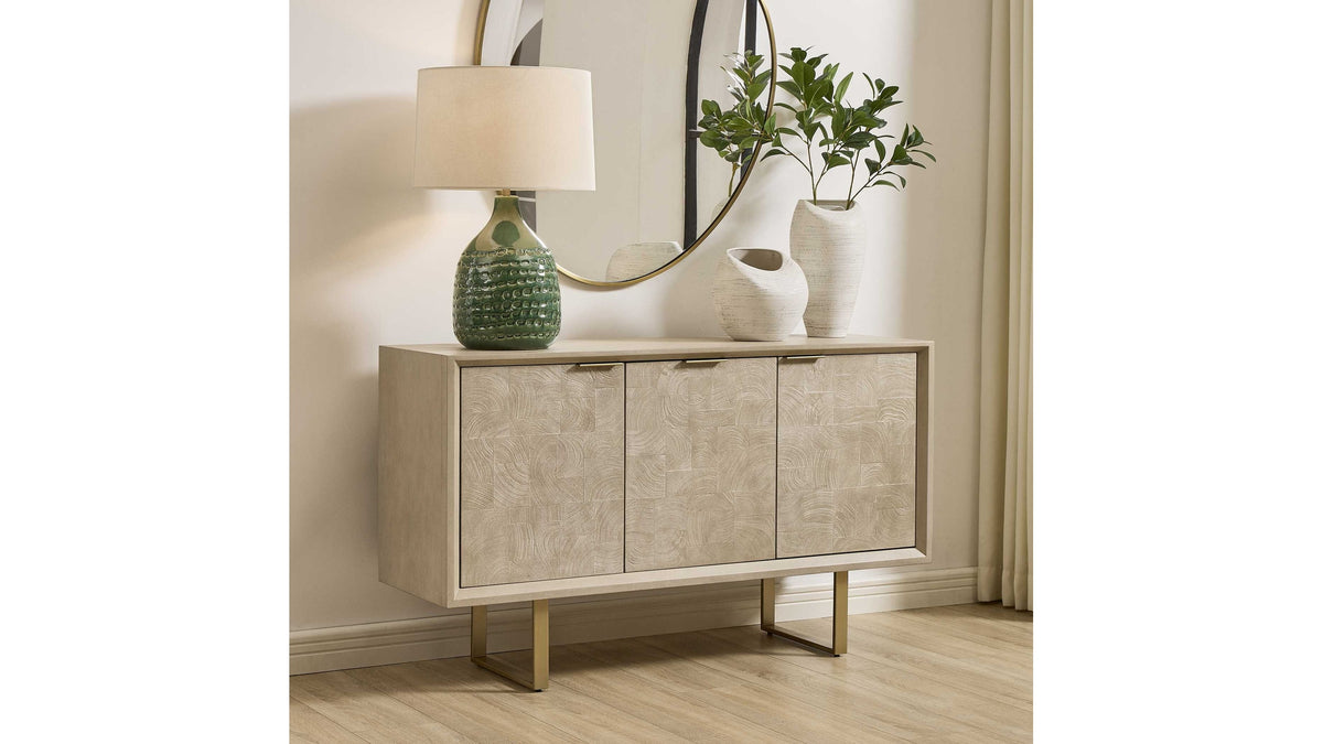 Maeva - 3 Door Cabinet - Light Wood