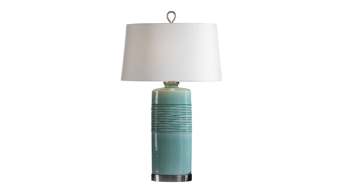 Rila - Table Lamp - Distressed Teal