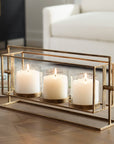 Wenman - Triple Candleholder - Gold