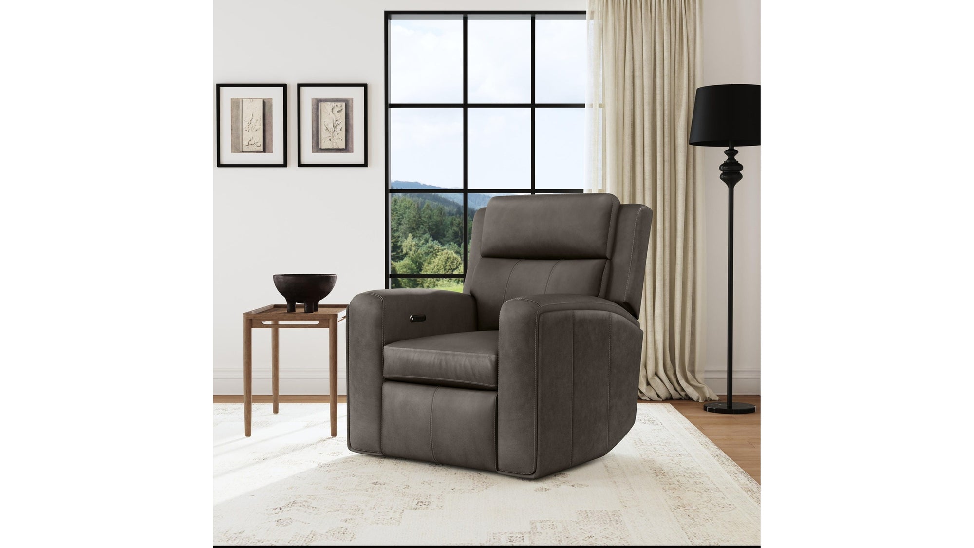 Wyatt - Power Recliner With Power Headrest &amp; Lumbar
