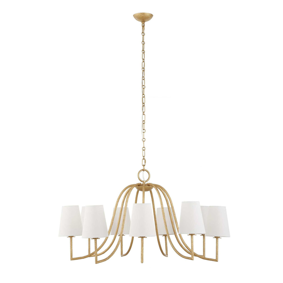 Seville - 9 Light Chandelier - Gold