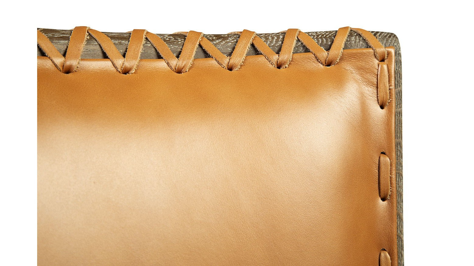 Lina - Chair - Leather And Linen Set of 2 - Light Brown