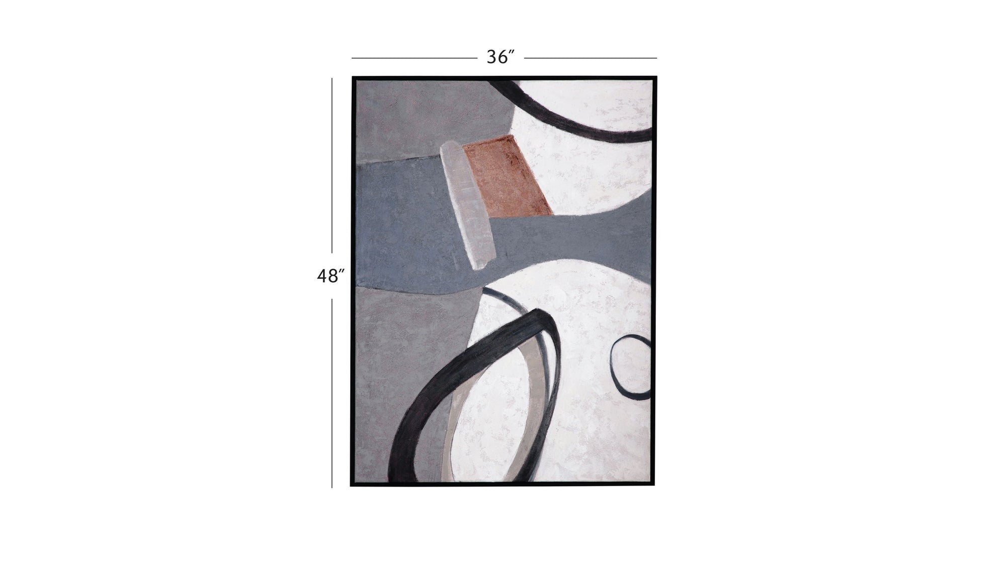 Sumter Canvas Art - Gray