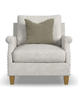Veda - Fabric Chair With Nailhead Trim