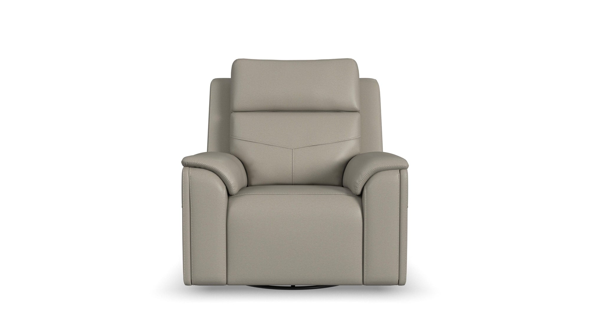 Vernon - Power Swivel Gliding Recliner With Power Headrest, Lumbar, Heat &amp; Massage