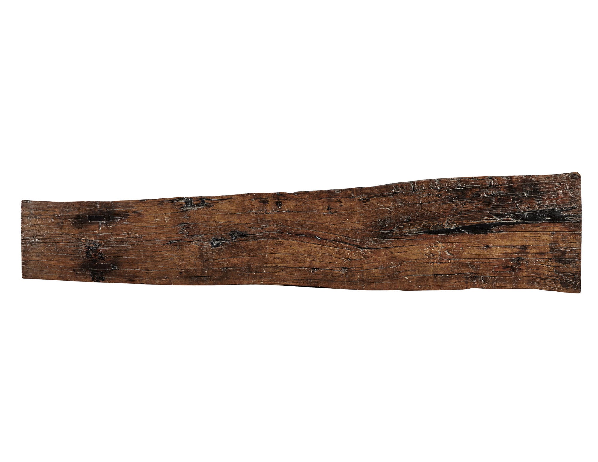 Antique - Simple Bench - Dark Brown