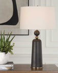 McQuinn - Table Lamp - Dark Walnut