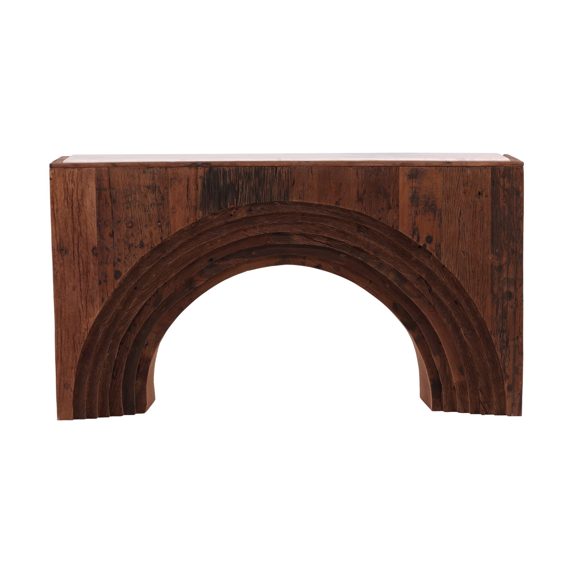 Cole - Console - Dark Brown / Beige