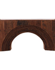 Cole - Console - Dark Brown / Beige