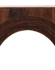 Cole - Console - Dark Brown / Beige