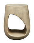 Lithos - Outdoor Accent Table - Gray