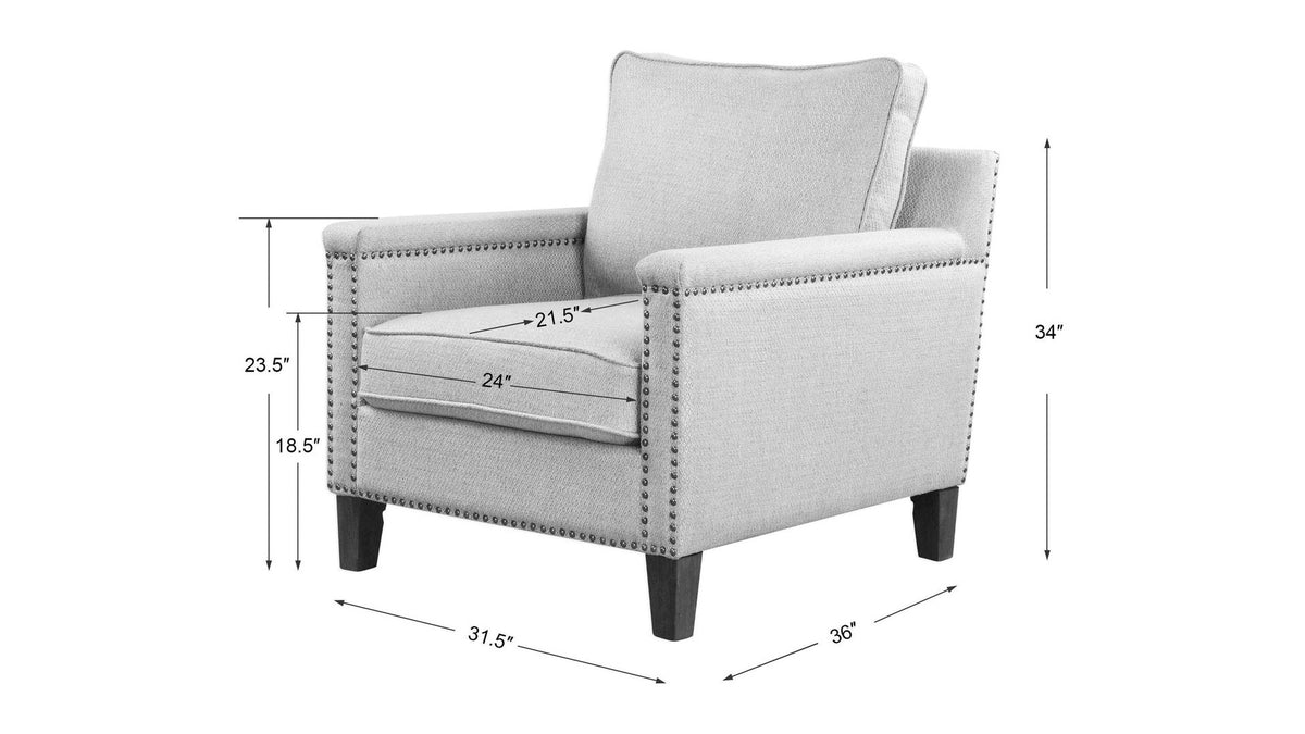 Charlotta - Accent Chair - Sea Mist