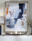 Variant - Abstract Framed Print - Blue