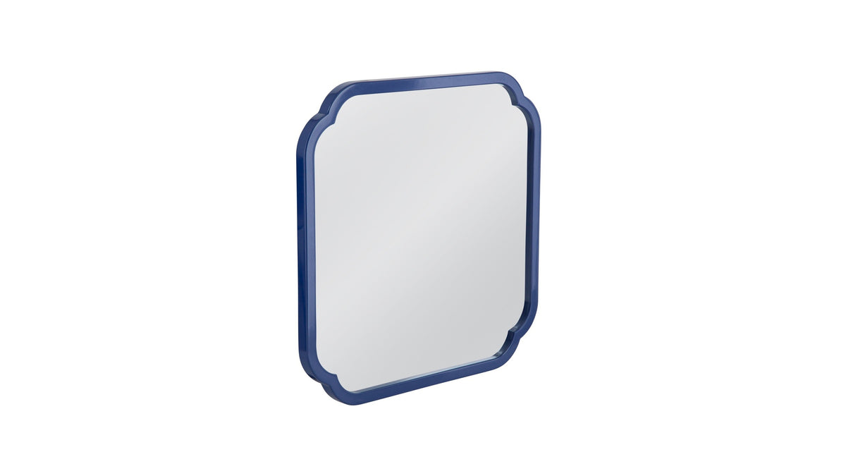 Daphne - Square Wall Mirror - Blue