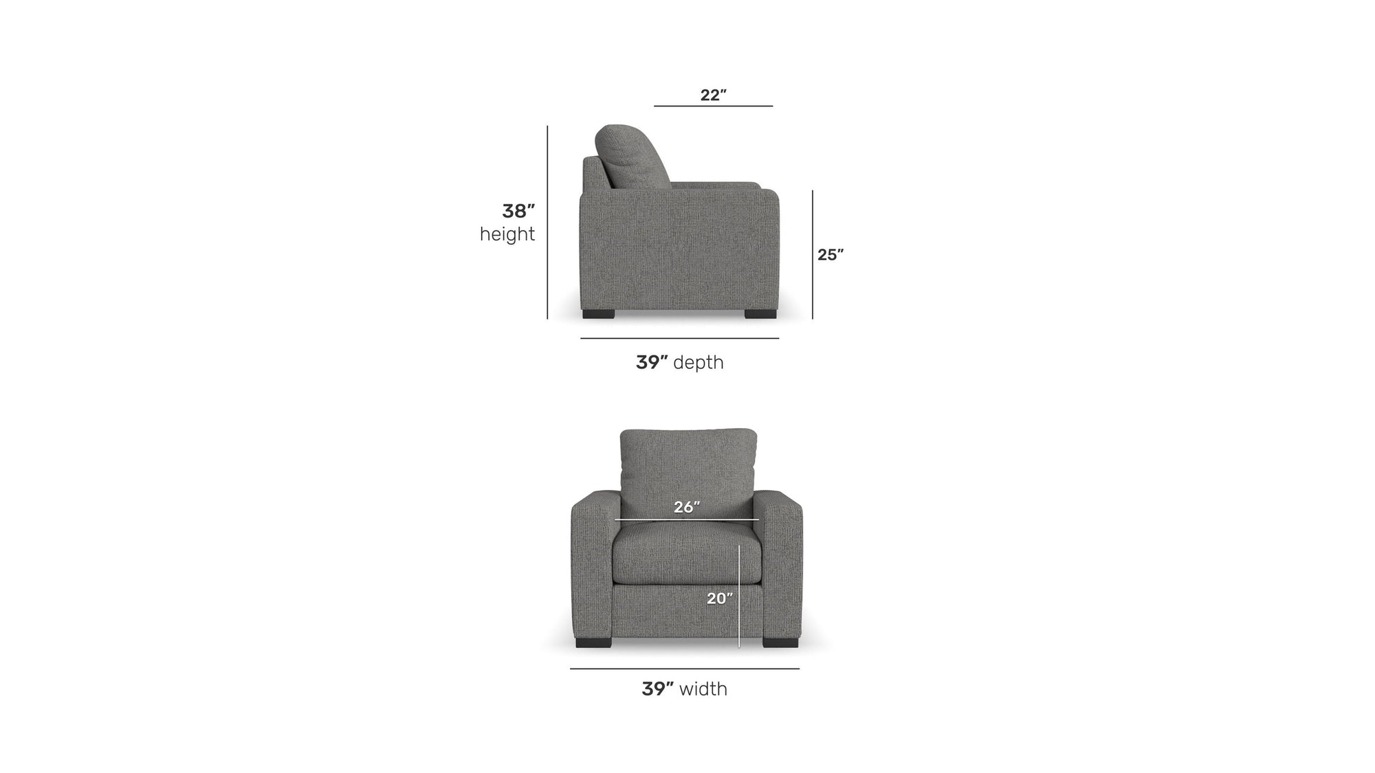 Theodore - Fabric Stationary Chair