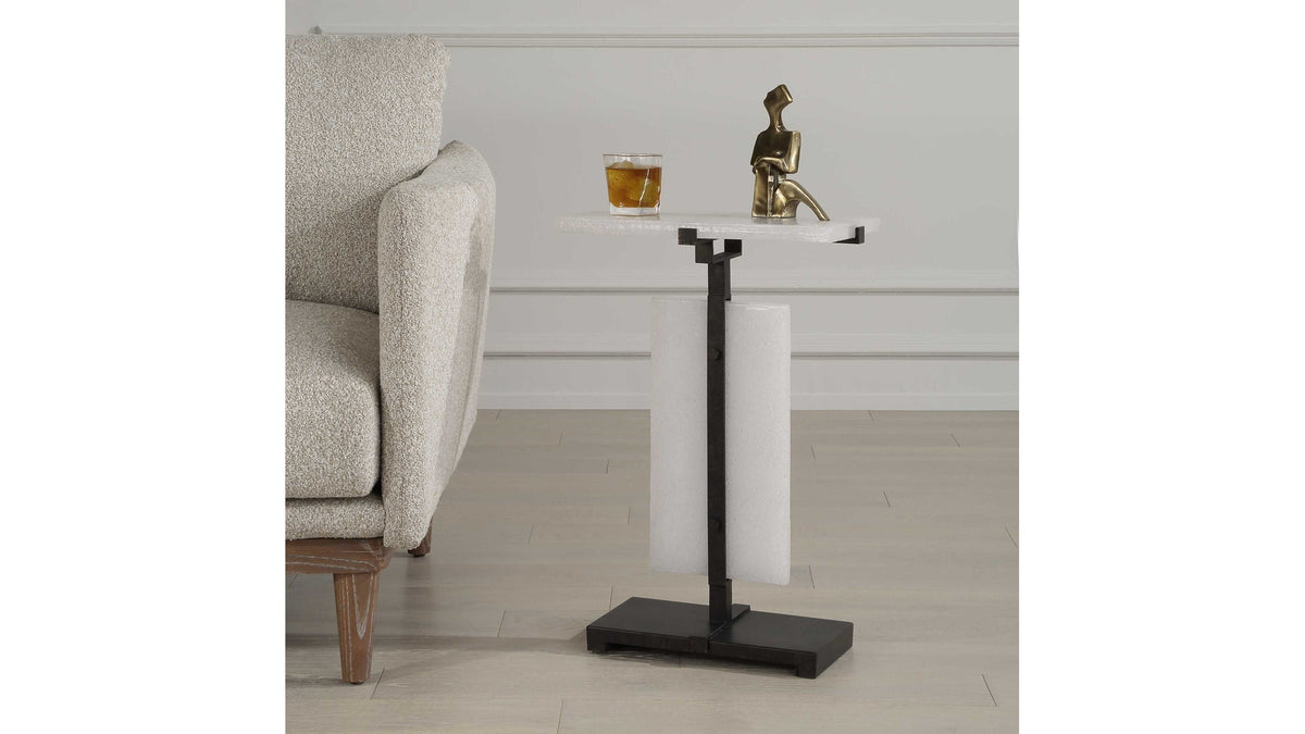 Elements Bubble - Glass Accent Table
