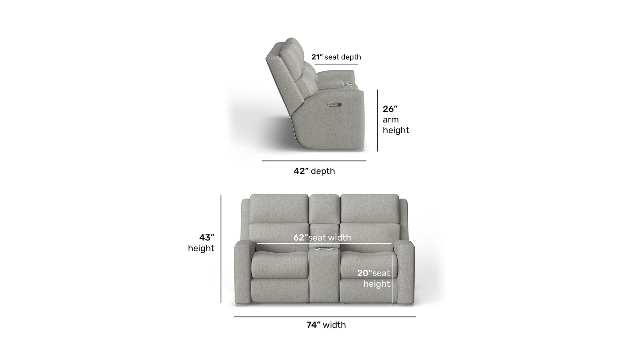 Score - Power Reclining Loveseat