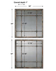 Saragano - Square Mirrors (Set of 2) - Light Brown