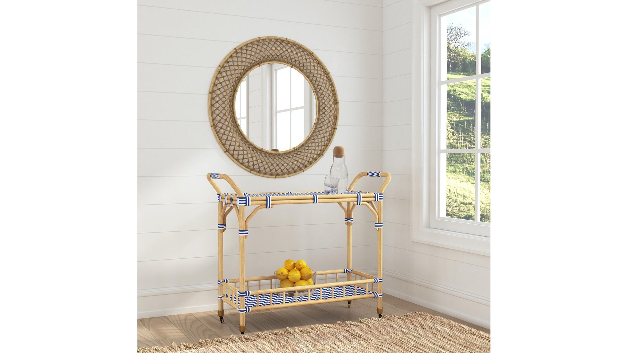 Biedel - Wall Mirror - Light Brown