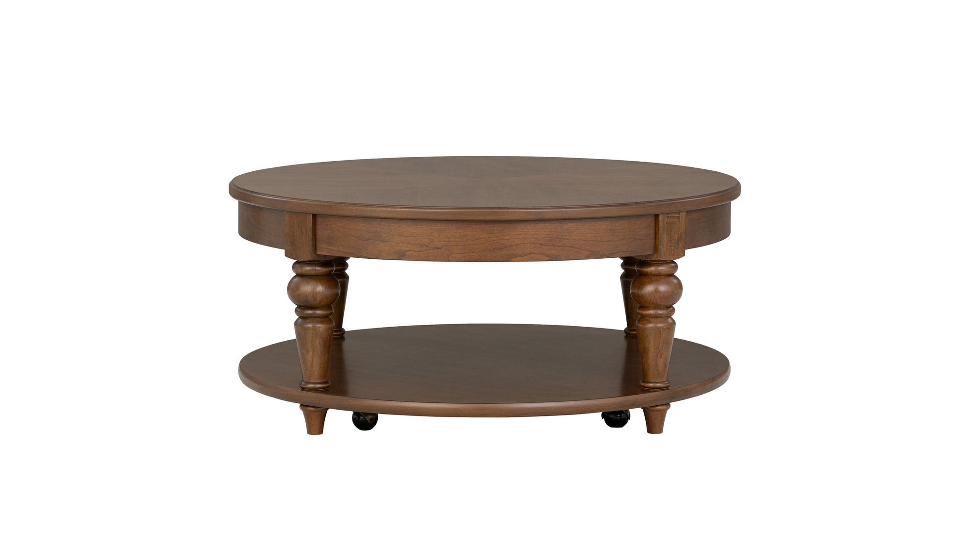 Bellevue - Round Coffee Table With Casters