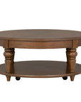 Bellevue - Round Coffee Table With Casters