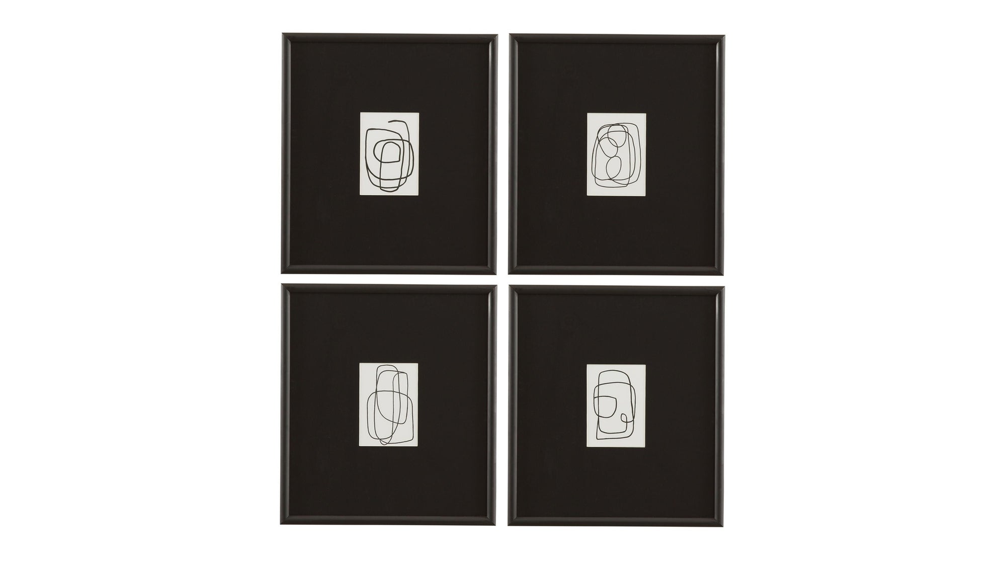 Form Study XI Framed Print - Black