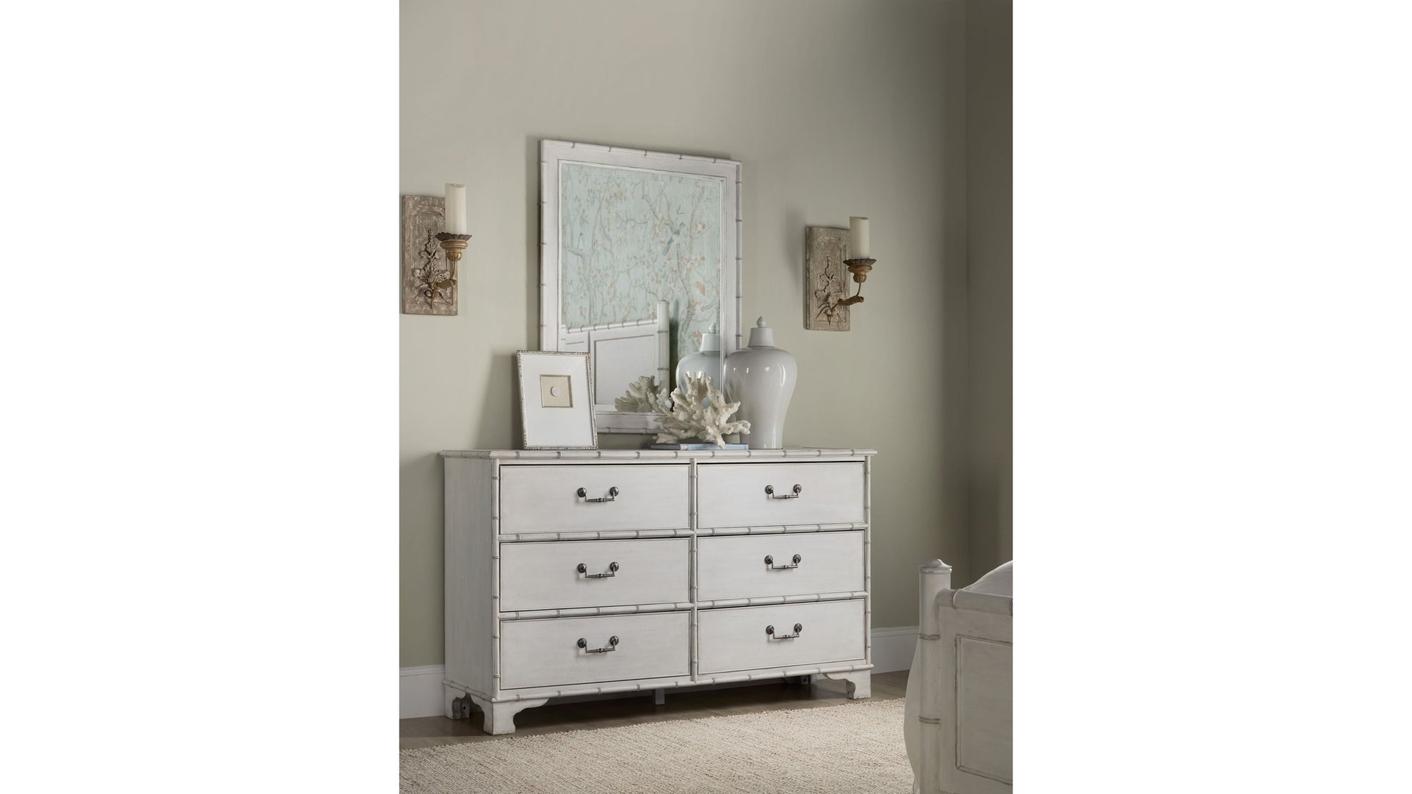 Charleston - Six-Drawer Dresser - White