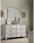 Charleston - Six-Drawer Dresser - White