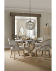 Boheme - Garnier Barrel Back Chair - Gray / Light Brown