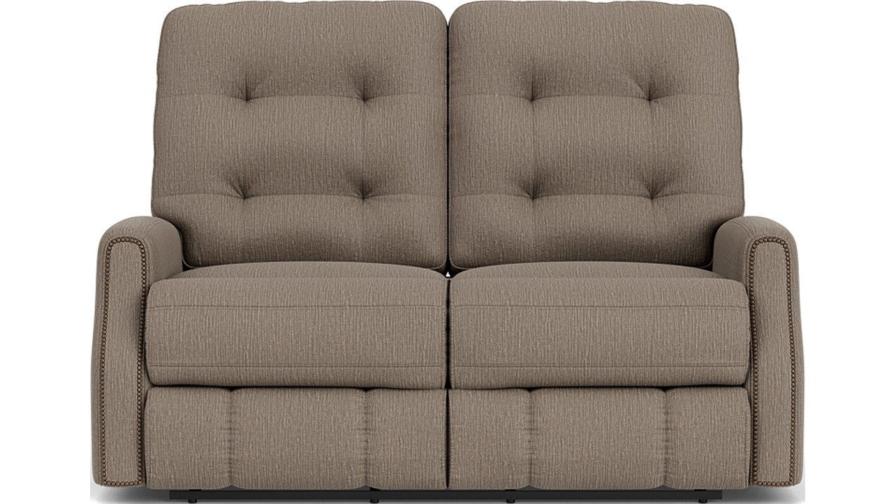 Devon - Reclining Loveseat, Nailhead Trim