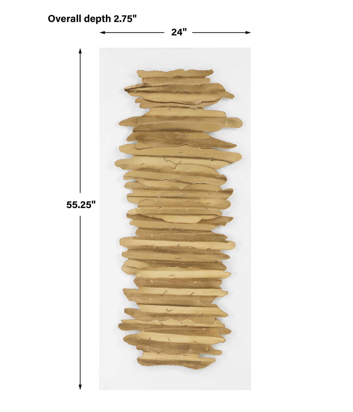 Lev - Metal Wall Decor - White &amp; Gold
