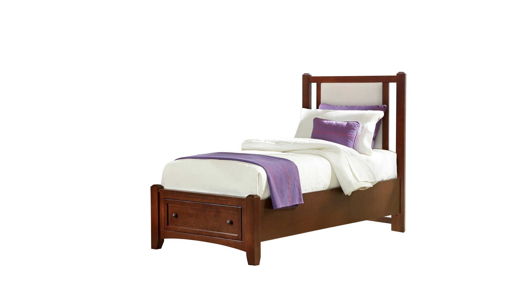 Bonanza - Linen Upholstered Bed With Storage Footboard