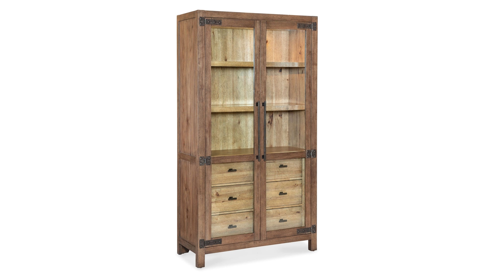 Vineyard Row - Display Cabinet - Light Brown