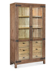 Vineyard Row - Display Cabinet - Light Brown