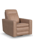 Dutch - Power Swivel Gliding Recliner With Power Headrest, Lumbar, Heat & Massage