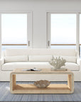 Damone - Coffee Table - Cerused White Oak