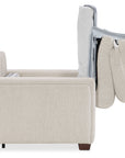 SS - Griffin Twin Sleeper Chair - New Page Flax