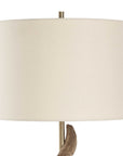 Rams - Horn Table Lamp - Light Brown
