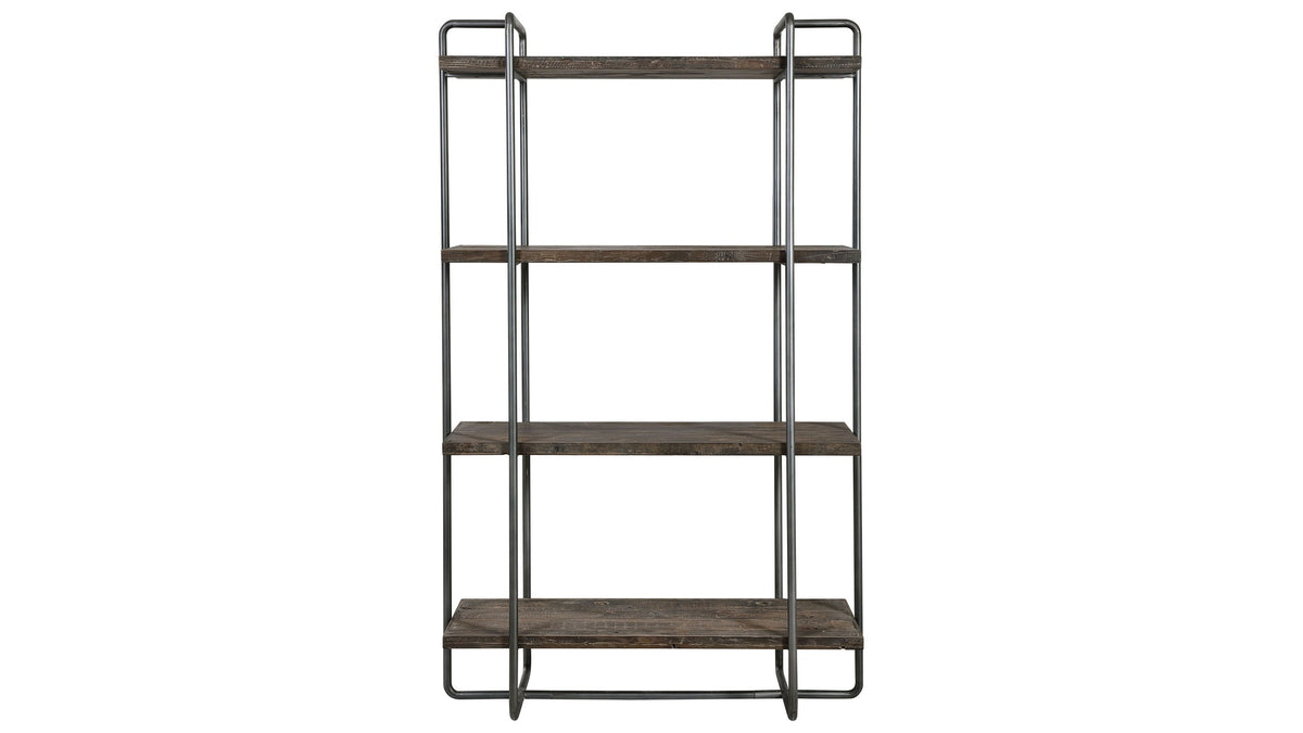 Stilo - Urban Industrial Etagere - Dark Brown