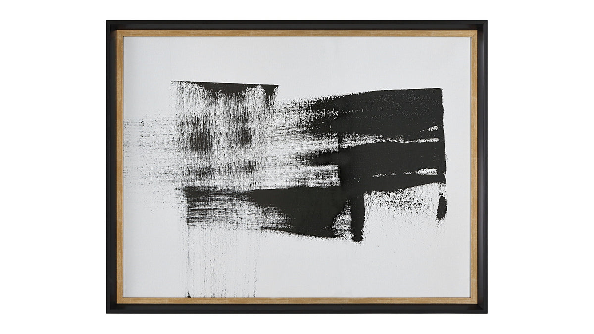 Mystere - Framed Contemporary Print - Black