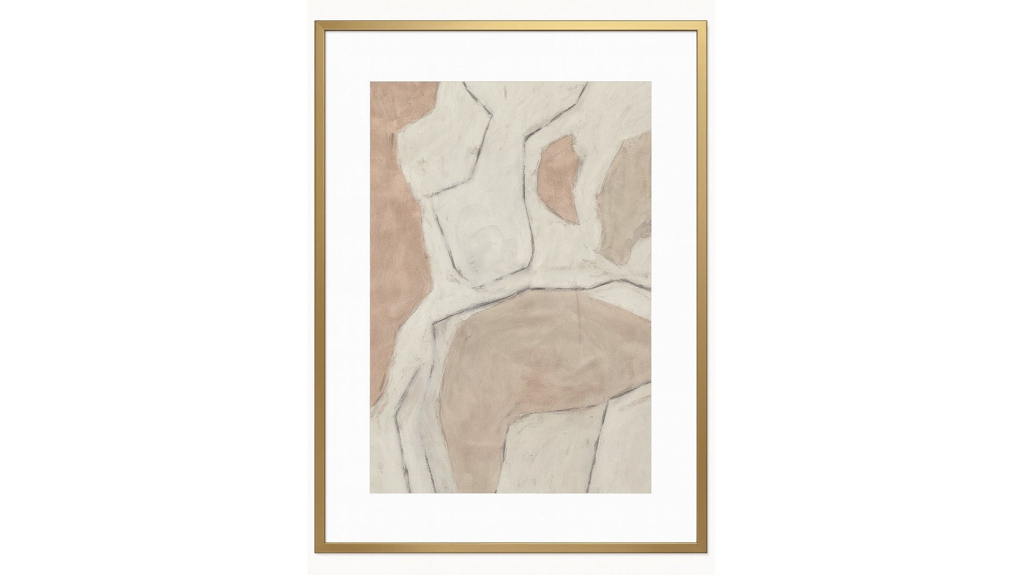 Conversations In The Clouds Framed Print - Cream / White