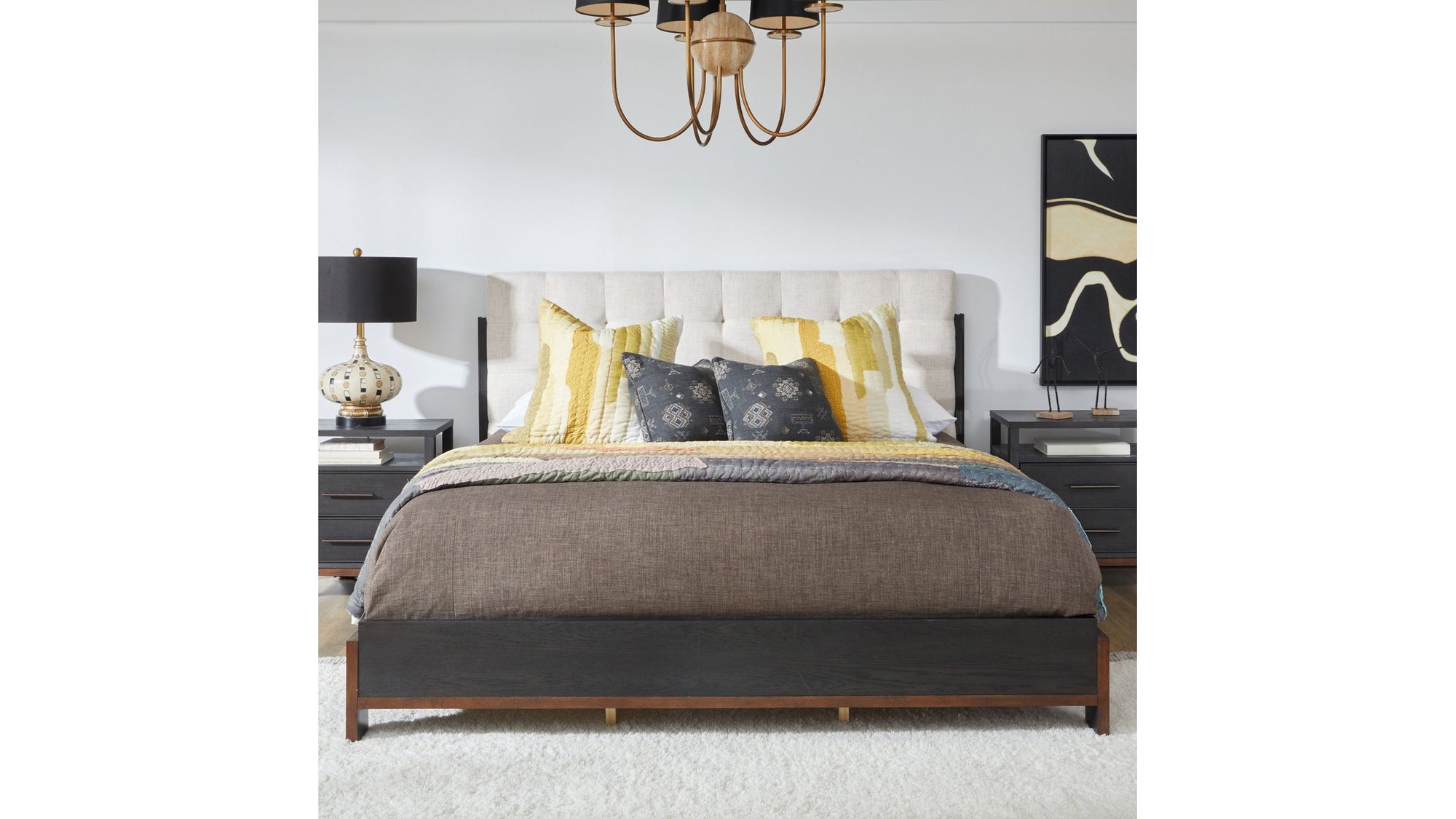 Waterfall - Upholstered Bed