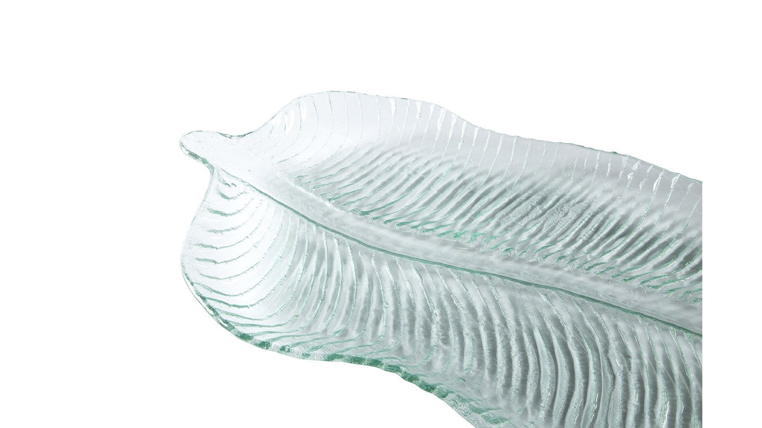 Glass Platter - Pearl Silver