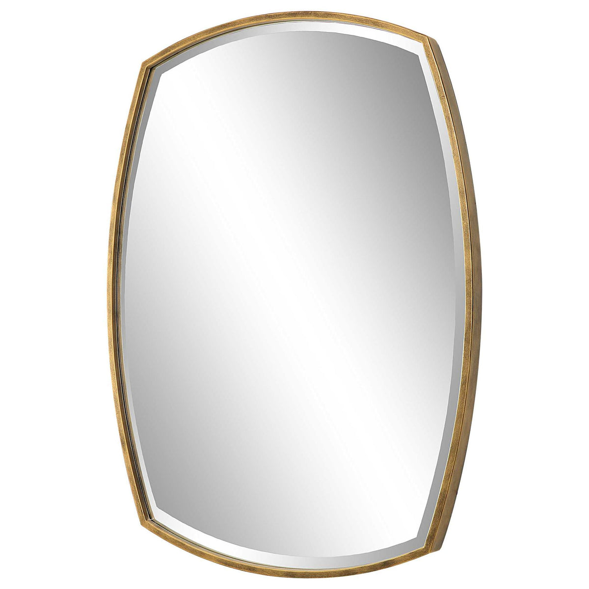 Varenna - Aged Vanity Mirror - Gold