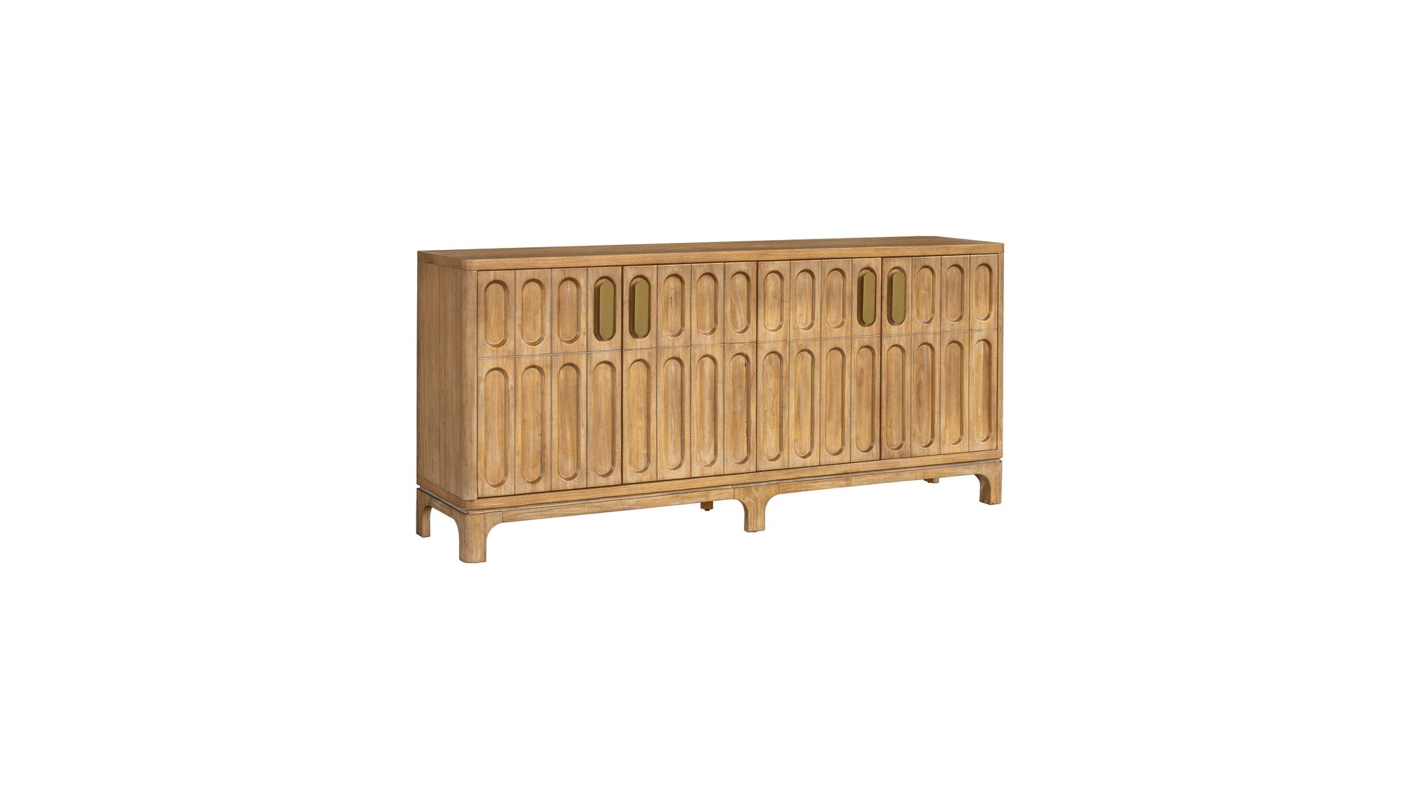 Ryder - Server - Chestnut Elm / Antique Brass